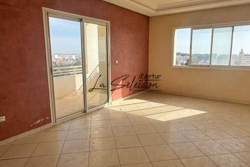 À vendre : appartement lumineux 2 chambres, vue dégagée plage Agadir – Résidence sécurisée